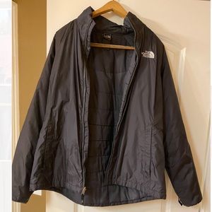 North Face Jacket Size XL grey/black